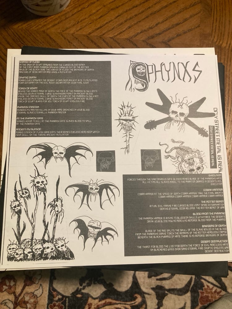 Image of SPHYNXS - DAWN OF EGYPT 12”