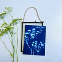 Delightful - Mini Framed Cyanotype