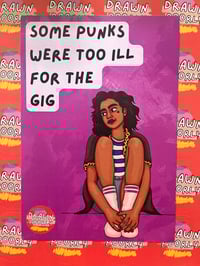 Image 2 of Some Punks Were Too Ill Print - A5
