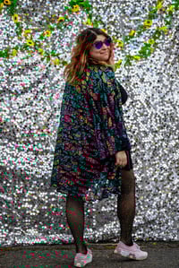 Mermaid Mood in Seaweed Dreams Sequin Kimono