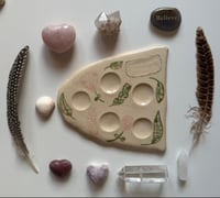 Image 1 of Palette en céramique 🎨fleurs