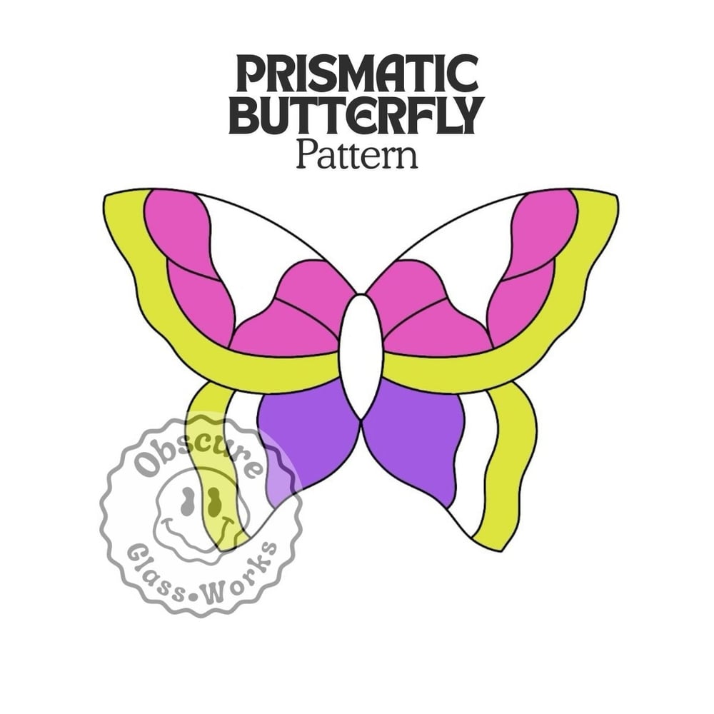 Image of Prismatic Butterfly (Digital Pattern Only)