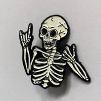 Image 3 of Boney Friend Enamel Pin