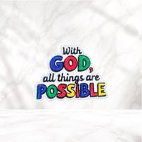 Image 1 of With God All Things Are Possible