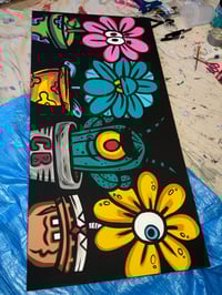 Image 3 of Flower Pots of the Sea Canvas