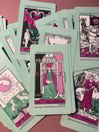 Image 1 of Zolar’s astrological tarot, jeu anglais 4 en 1, 52 cartes et tarot Rider-Waite, 1964!