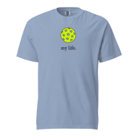 Image 3 of "my life..." Unisex Garment-dyed Heavyweight t-shirt