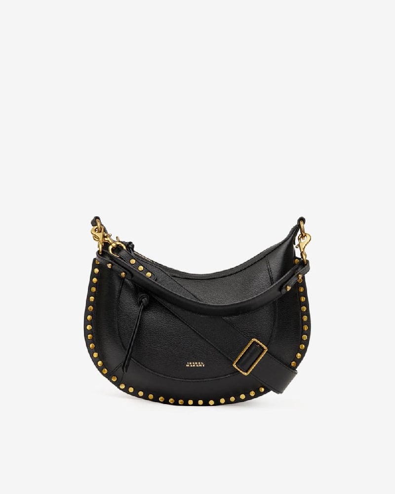 Image of ISABEL MARANT NAOKO BAG GRAINED BLACK