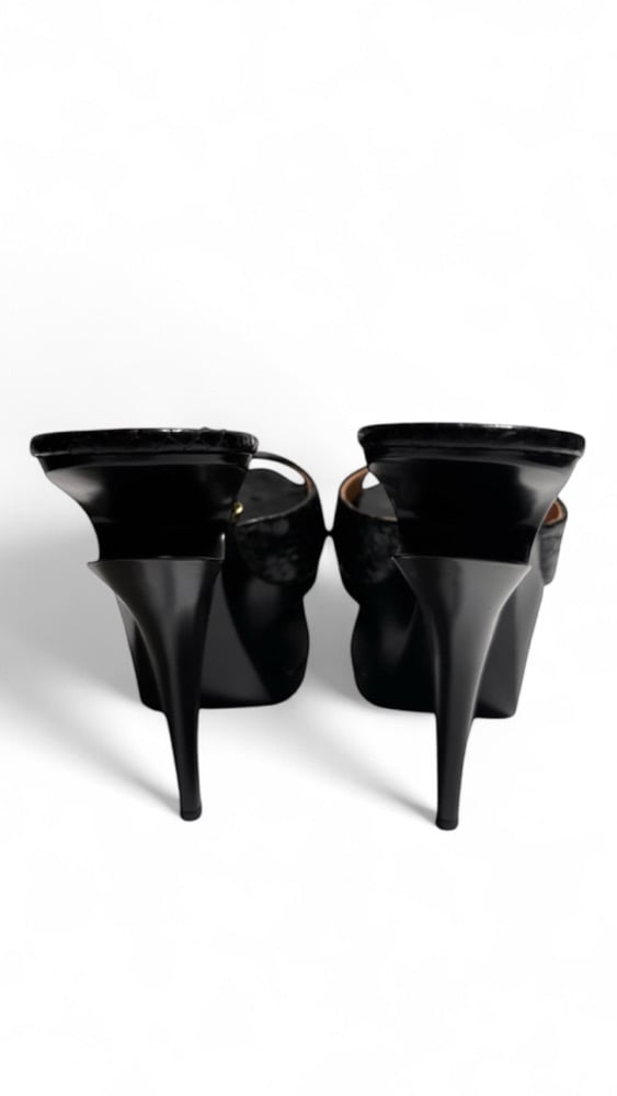 Image of GIANMARCO LORENZI PLATFORM HEELS