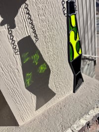 Image 3 of Retro Green Lava Lamp Stained Glass Suncatcher - Fremont Glass Retro Lava Lamp 