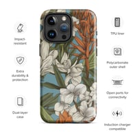 Image 1 of Colorful Botanical Plants Art Nouveau Tough Case for iPhone®