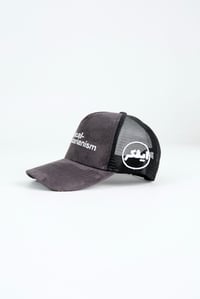 Image 3 of Antithetical-Authoritarianism Trucker Cap (Dark Grey)