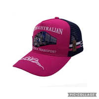 Image 1 of Trans Aus Livestock Pink Truckers Cap_ LIMITED EDITION