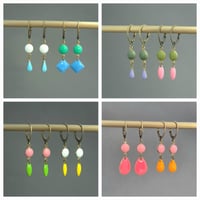 Image 1 of Boucles d’oreilles bicolores 