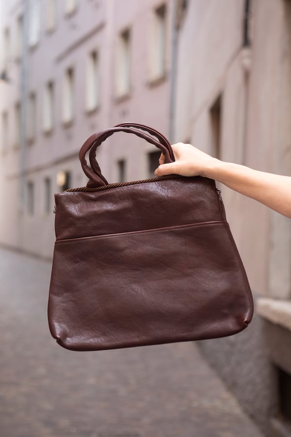 Image of BORSA NERA DAF CON TRACOLLA PALLINI