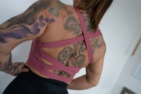 Image 1 of UPerform Elevate Cross Back Bra- Pink 