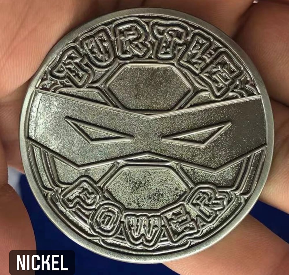 Image of 2” Turtle Power Collector Coin  