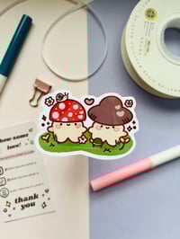 Image 1 of Mushroom Pals Vinyl Sticker