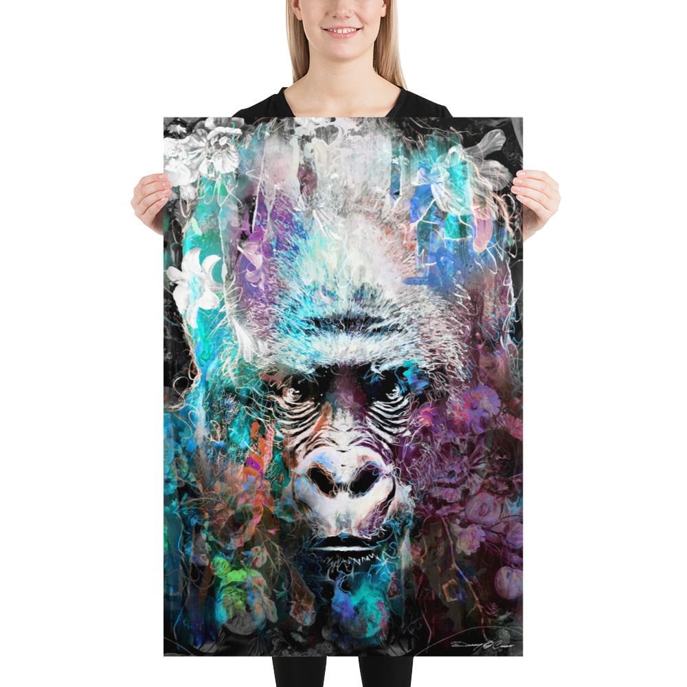 "Silverback" - OPEN EDT PRINT ON PAPER - FREE WORLDWIDE SHIPPING!!!