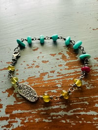 Image 15 of Campitos and green garnet SHINE charm bracelet