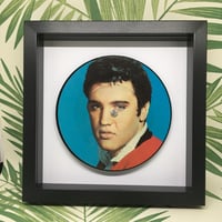 Image 1 of Elvis Presley: framed original 7" vinyl records