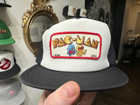 Image 1 of Vintage deadstock Snapback X 1981 Embroidered Pac-man Iron on