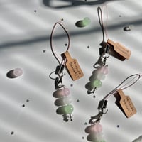 Image 2 of tricolor dango phone charms!! 🍡