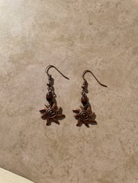 Image 2 of Spiral sun earrings 