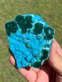 Image 4 of Malachite & Chrysocolla Polished Slab | Congo #2930