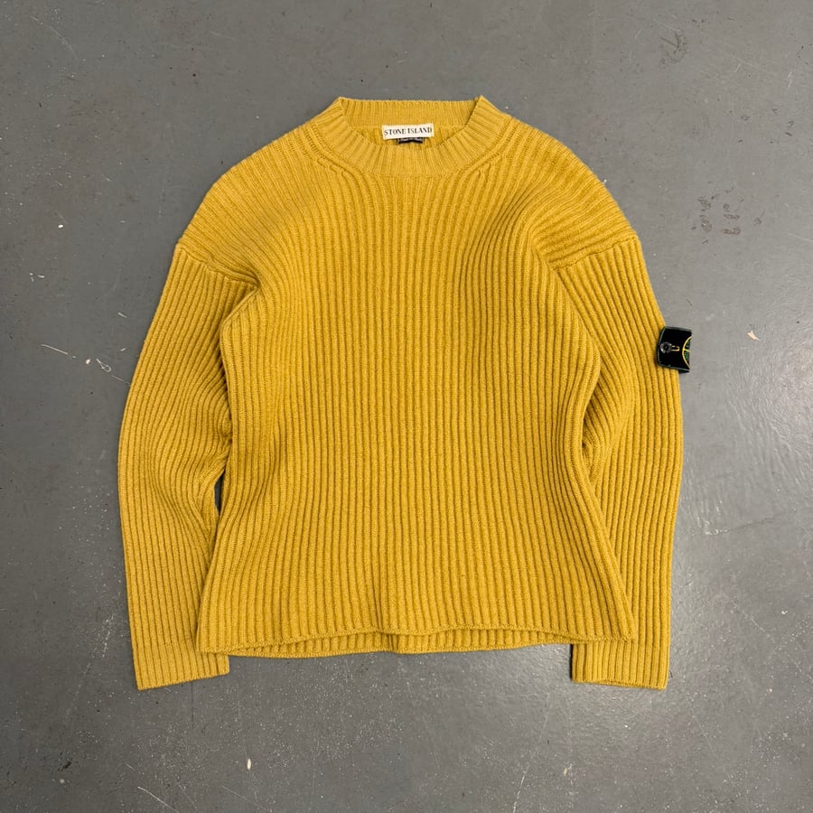 Image of AW 1997 Stone Island Knitted Wool Sweatshirt, size small