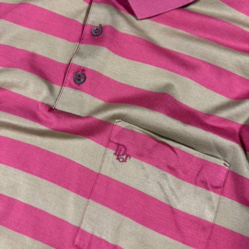 Image of 1980s Christian Dior Polo Shit, Size Large