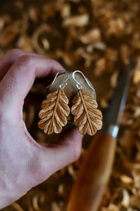 Image 1 of Oak Leaf Earrings ~~