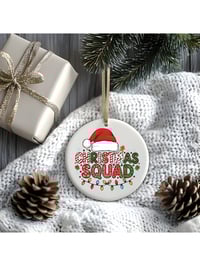Image 1 of Personalized Christmas Squad Ornament