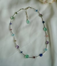 Image 1 of Sterling Silver Gumdrop Shortie Necklace
