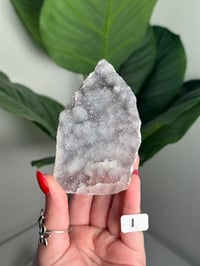 Image 9 of SMALL SELF STANDING COTTON CANDY APOPHYLITE CUT BASES -INDIA-
