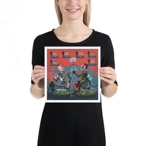 Image of Hybrid peace Ukraine Art Print by Mad Twins