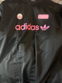 Image 1 of Adidas Football Jersey Pink on Black Size L/12