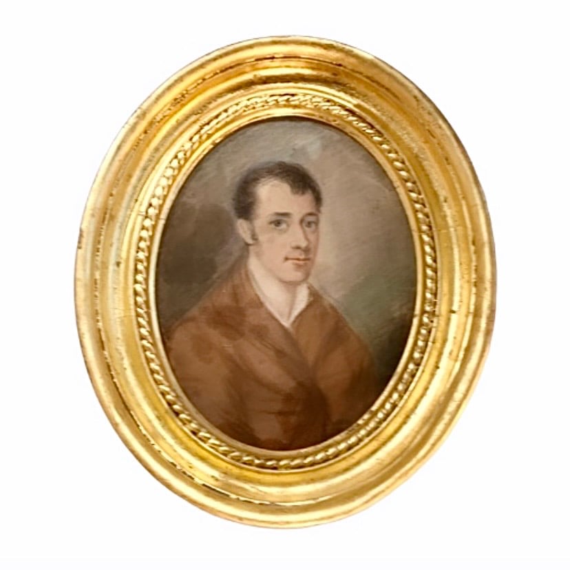 Antique Oval Portrait
