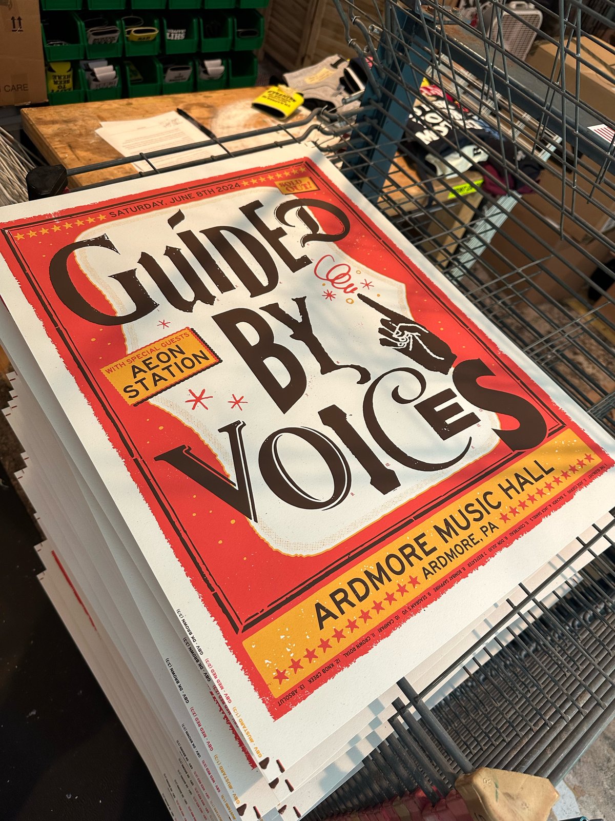 Guided By Voices - 6-8-24 poster | pinkbikeralph