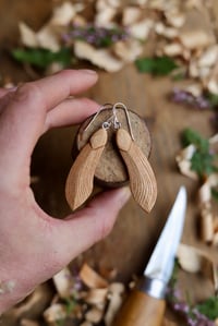 Image 9 of Maple/Sycamore Seed ~ Earrings 