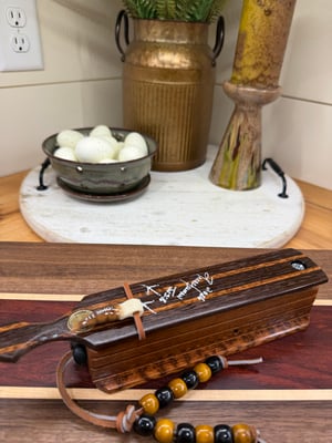 Image of African Wenge/Mahogany with Snakewood inlay
