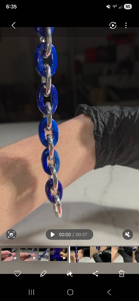 Image of Lapis Link Bracelet 