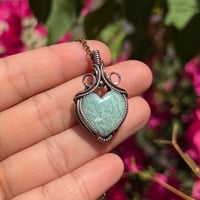 Image 1 of Amazonite Heart 🩵