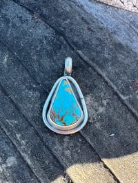 Image 2 of King’s Manassa Turquoise Pendant