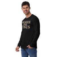 Image 2 of Soldier For Jesus Dark Unisex Long Sleeve Tee