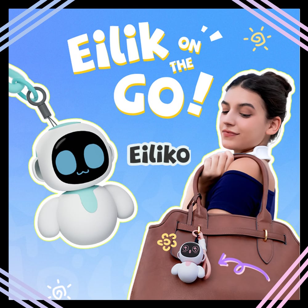 Image of Eiliko Smart Robot Portable Emotional Interaction Companion Robots Mini Eilik Ai Chat Robot Long Bat
