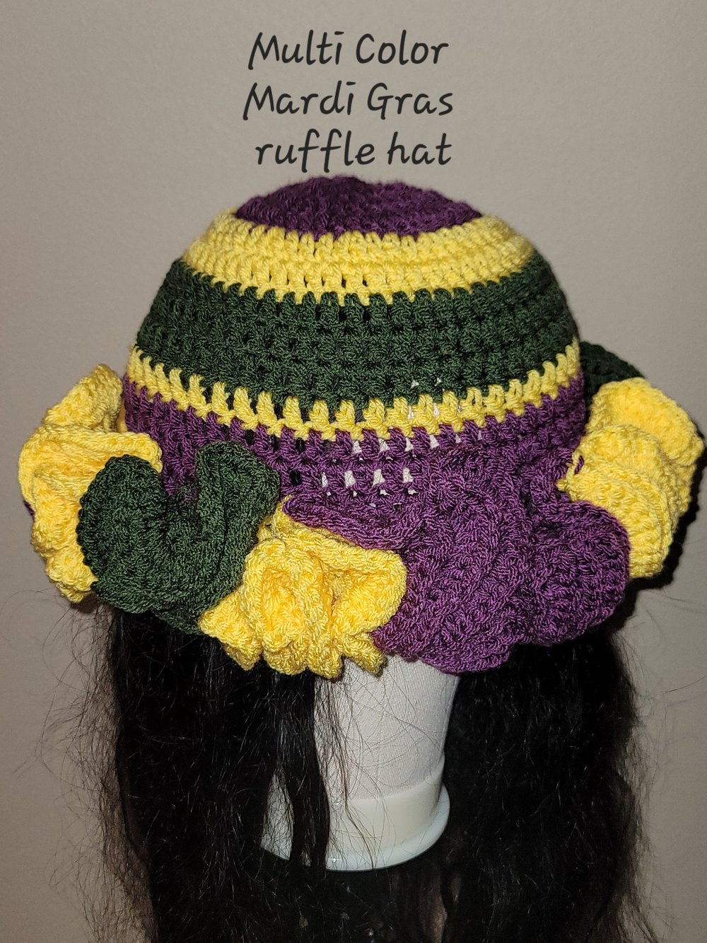 Image of Mardi Gras Ruffle Hat