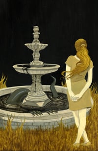 Image 1 of “F is for Fountain” - Original Painting