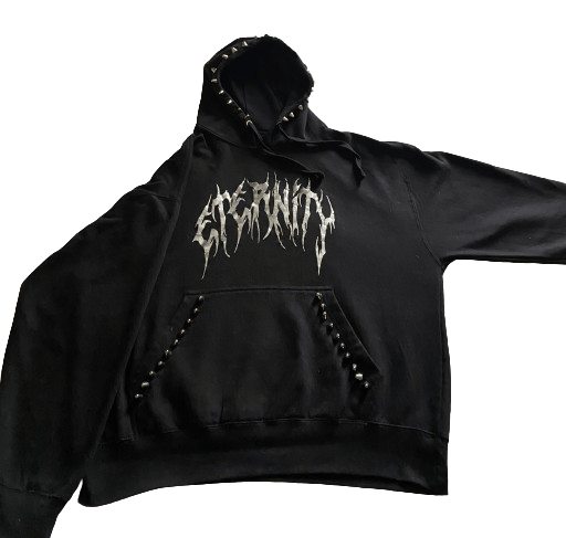 Image of Eternity Spiked Logo Hoodie Custom