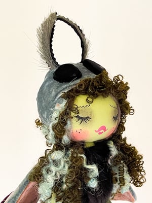 Image of MOTH INSPIRED SMALL ART DOLL